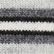 Rolled cashmere boatneck sweater-tee in stripe HTHR GREY MULTI