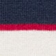 Sweater-polo in striped merino wool NAVY STRIPE