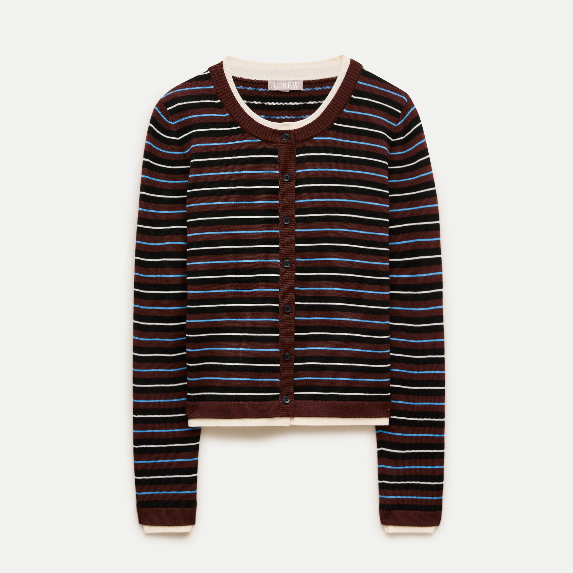 Wide-rib Mockneck Sweater In Marled Merino Wool For Women | J.Crew