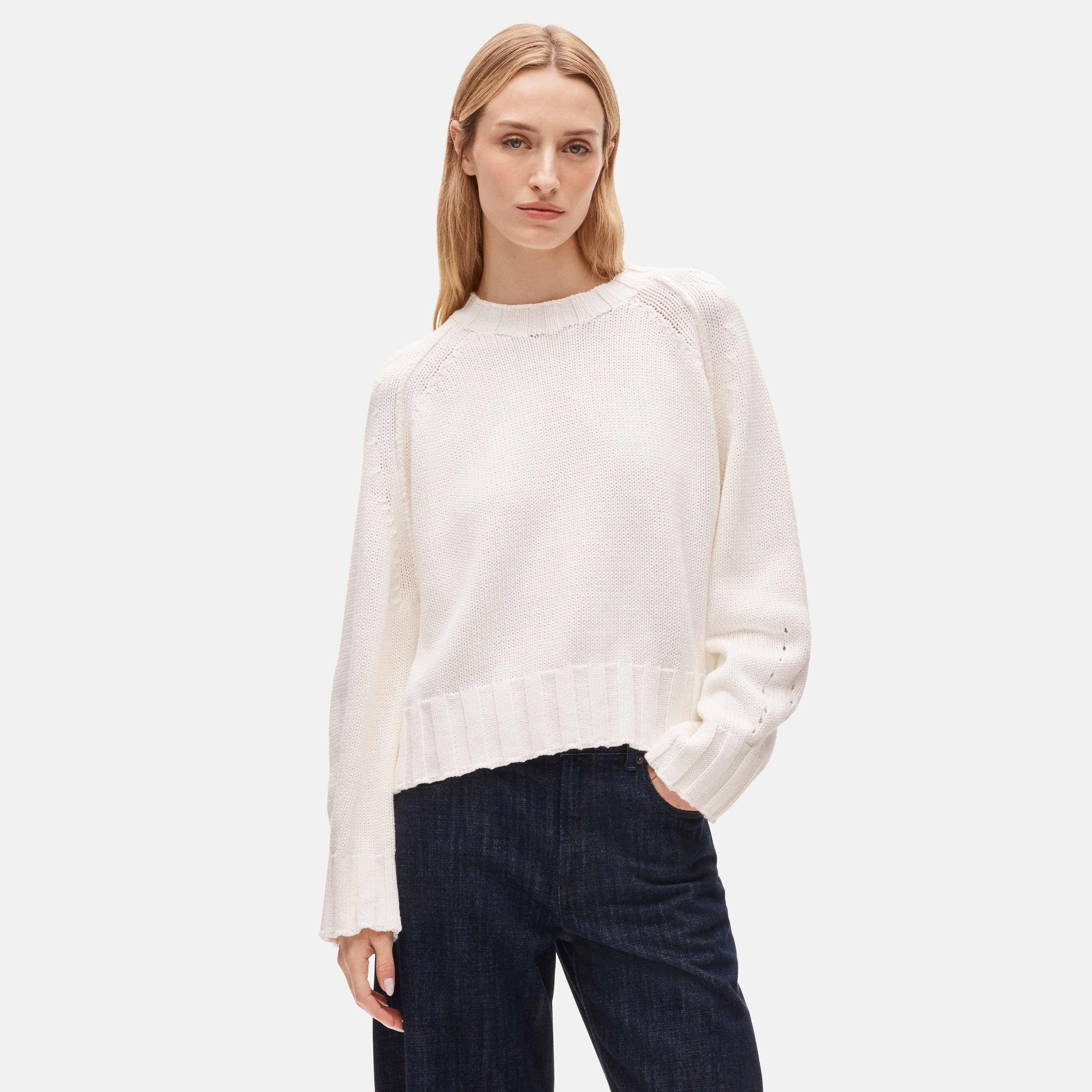 Rive crewneck in cotton