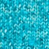 Oversized crewneck sweater in heather Italian yarn MULTI HTHR AQUA