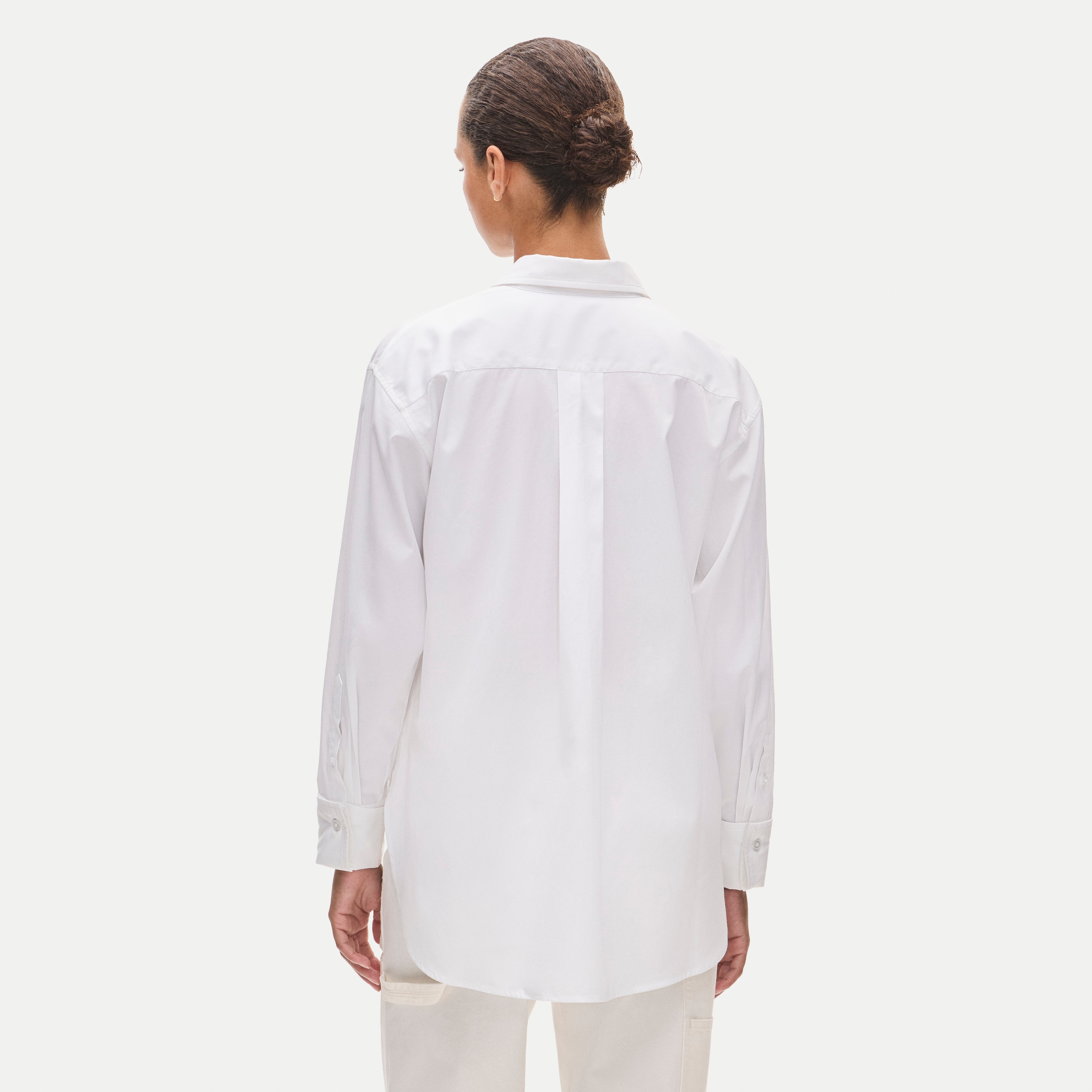 Esme relaxed-fit button-up shirt in Greenwich poplin