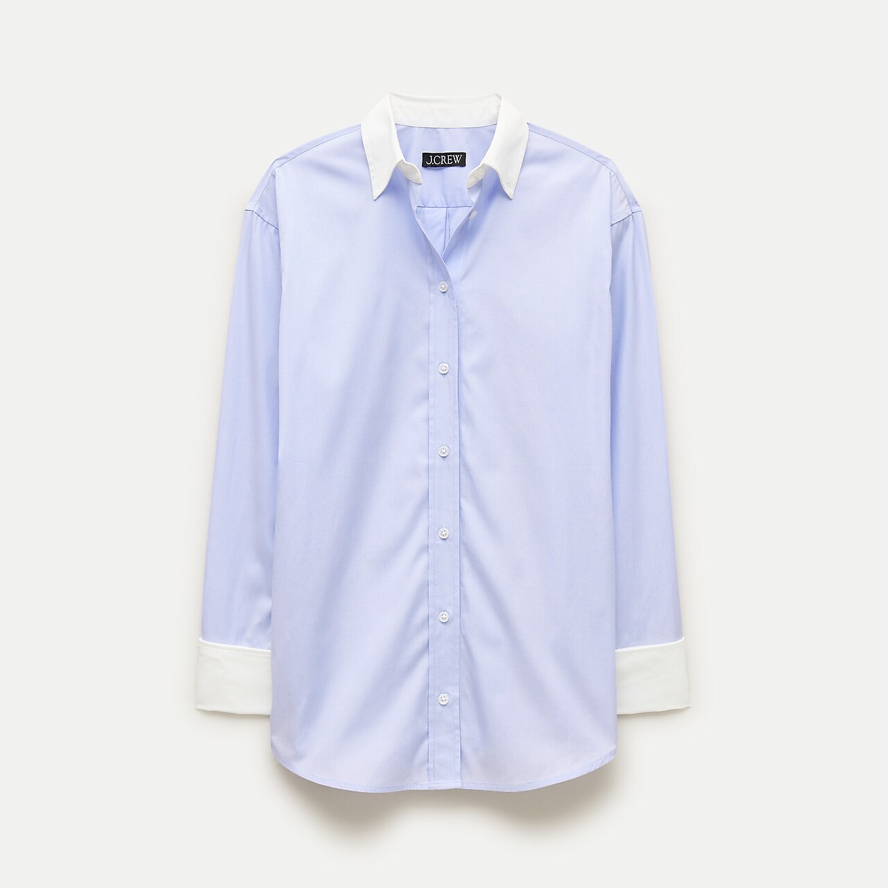 Ruffle-trim Button-up Shirt In Liberty® Lodden Fabric For Women