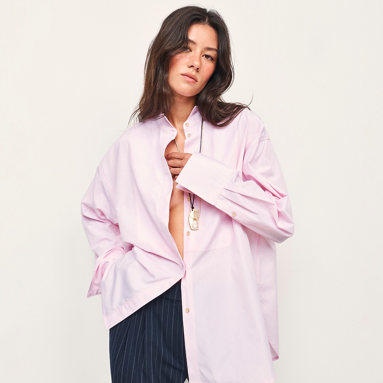 Maryam Nassir Zadeh X J.Crew Sheer Top In Silk Chiffon For Women