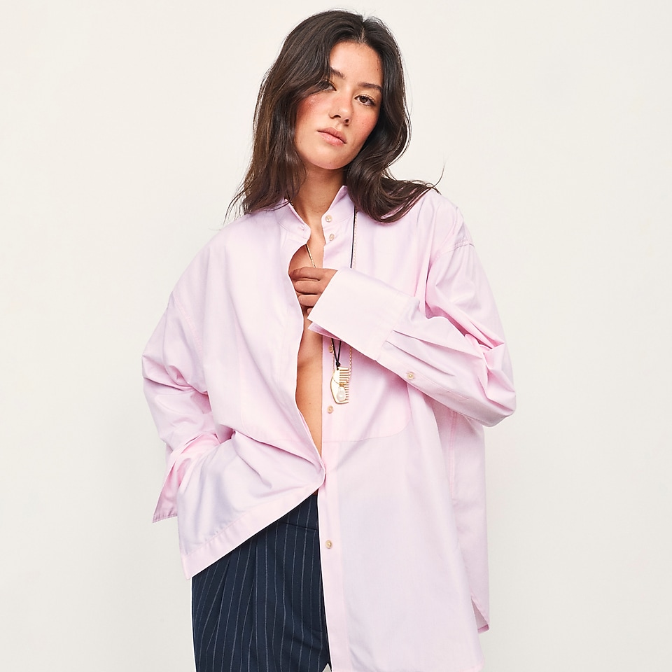 Maryam Nassir Zadeh X J.Crew Sheer Top In Silk Chiffon For Women