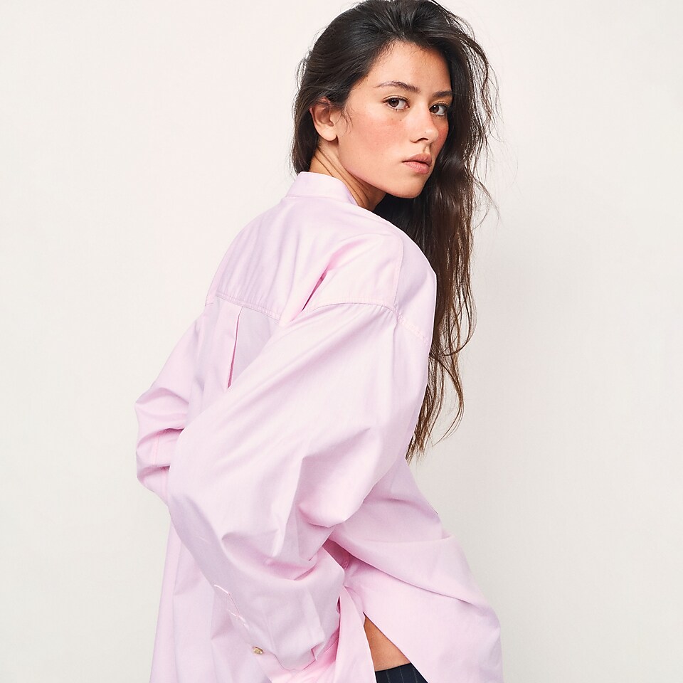 Maryam Nassir Zadeh X J.Crew Sheer Top In Silk Chiffon For Women