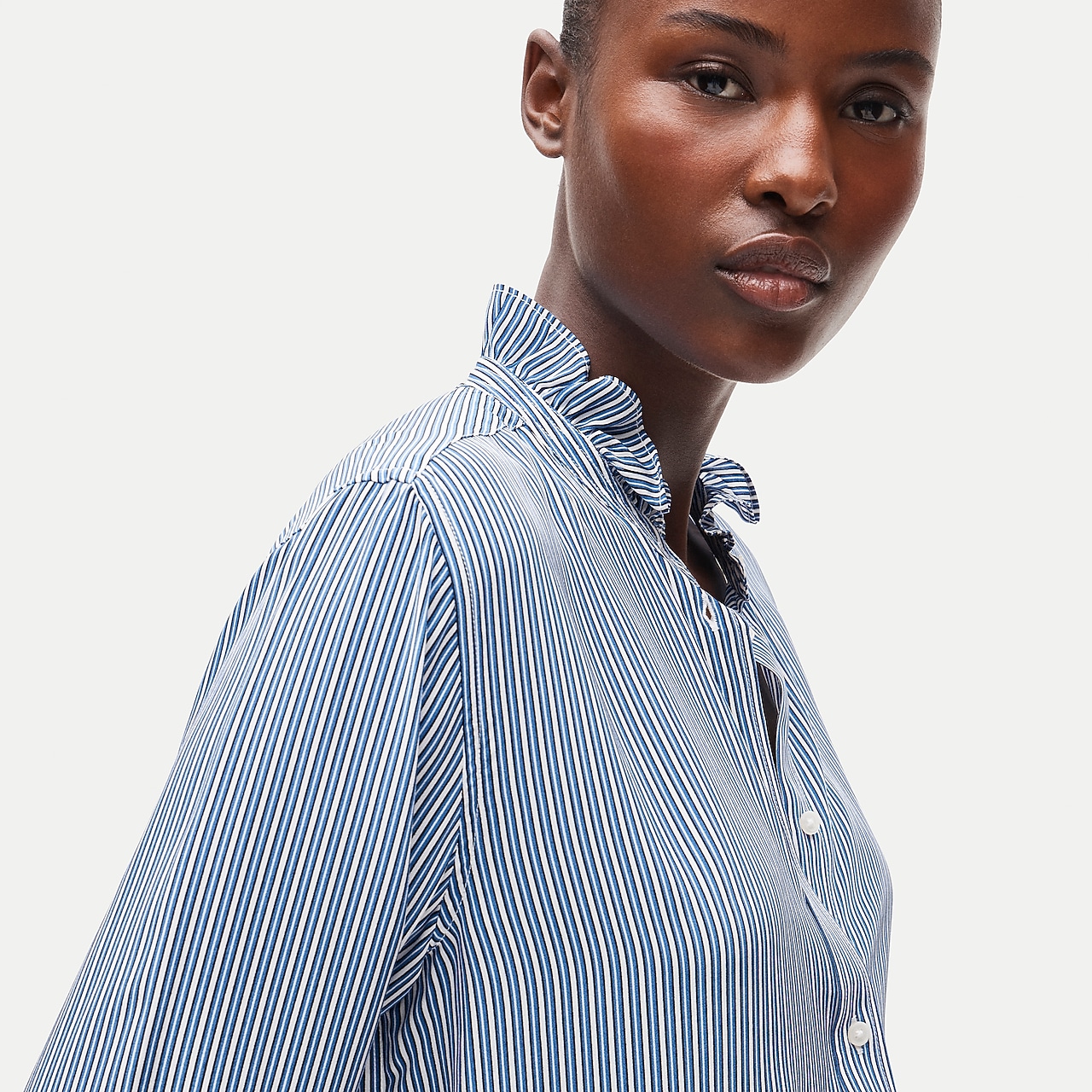 Maryam Nassir Zadeh X J.Crew Sheer Top In Silk Chiffon For Women