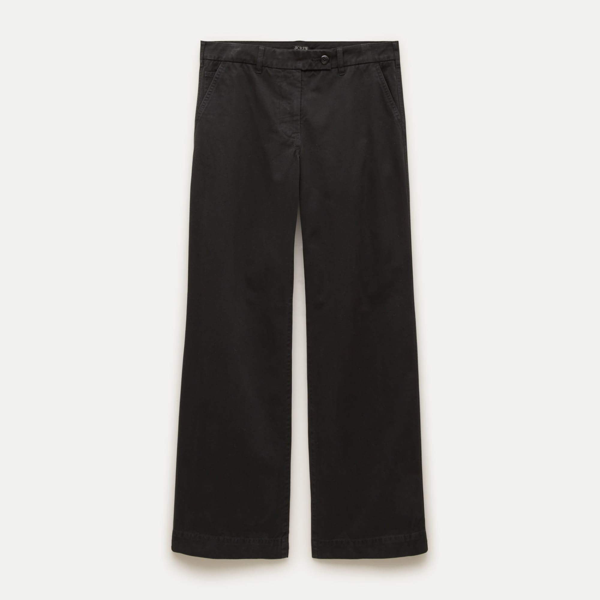 Campbell Capri Pant In Bi-stretch Wool With Leather Tuxedo Stripe