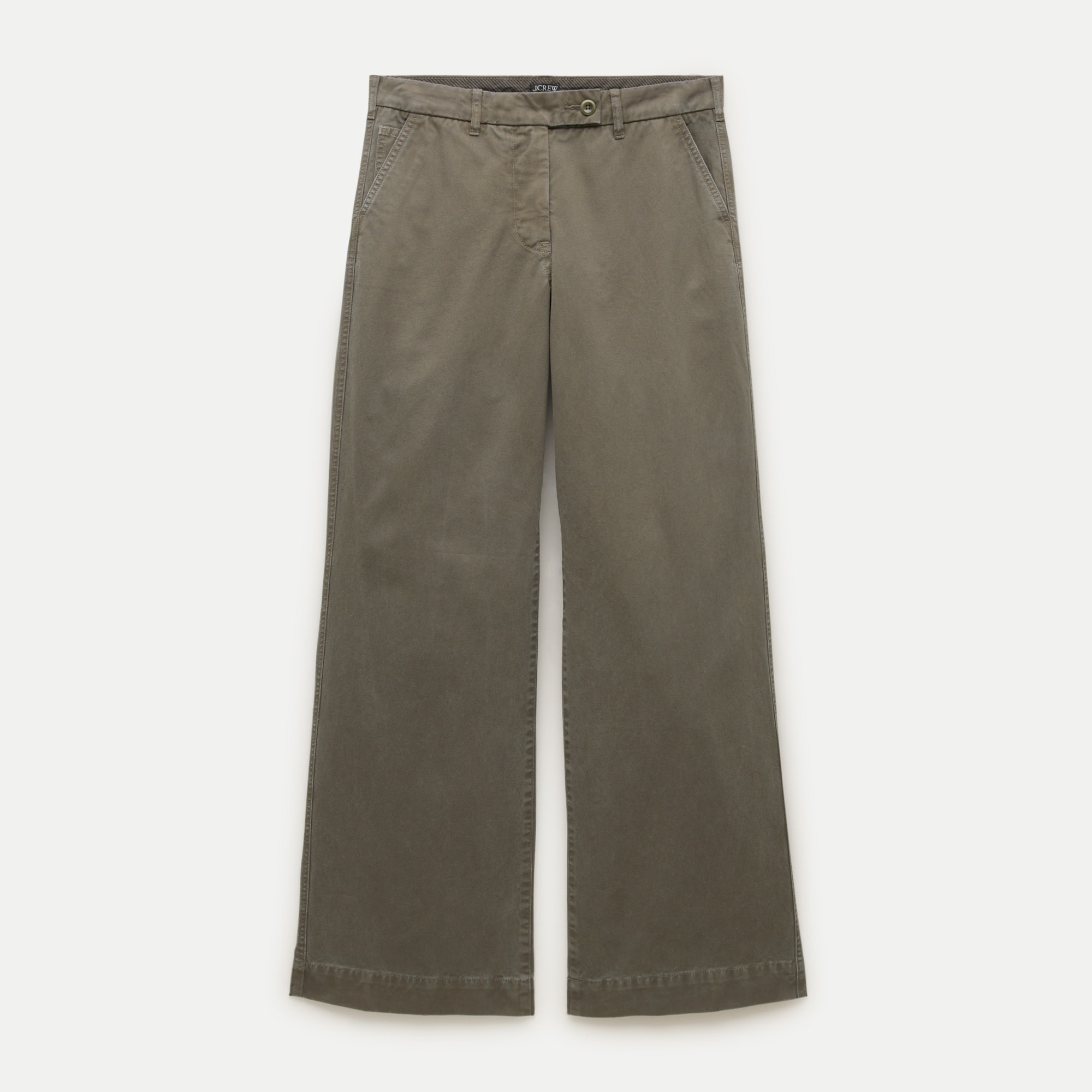 Pull-on Silk-twill Pant In Jungle Cat Print For Women | J.Crew