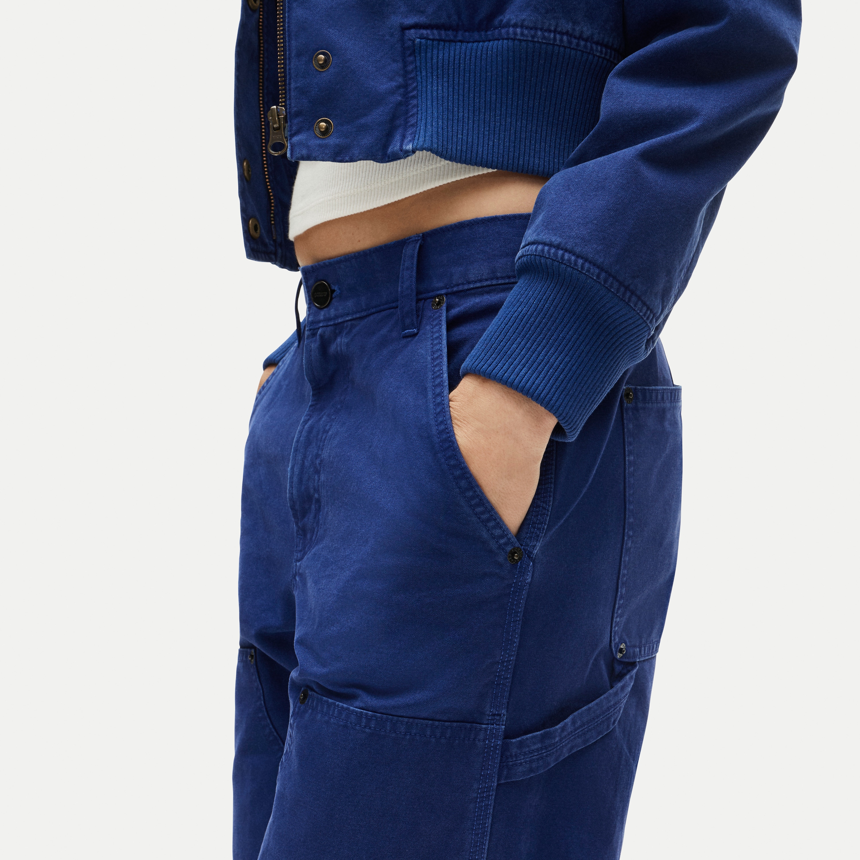 Painter pant in cotton canvas