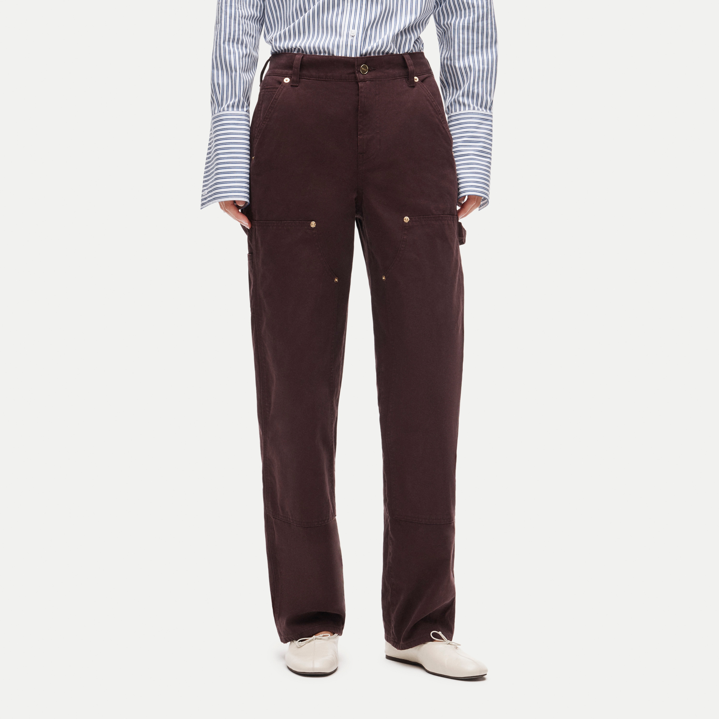 Painter pant in cotton canvas