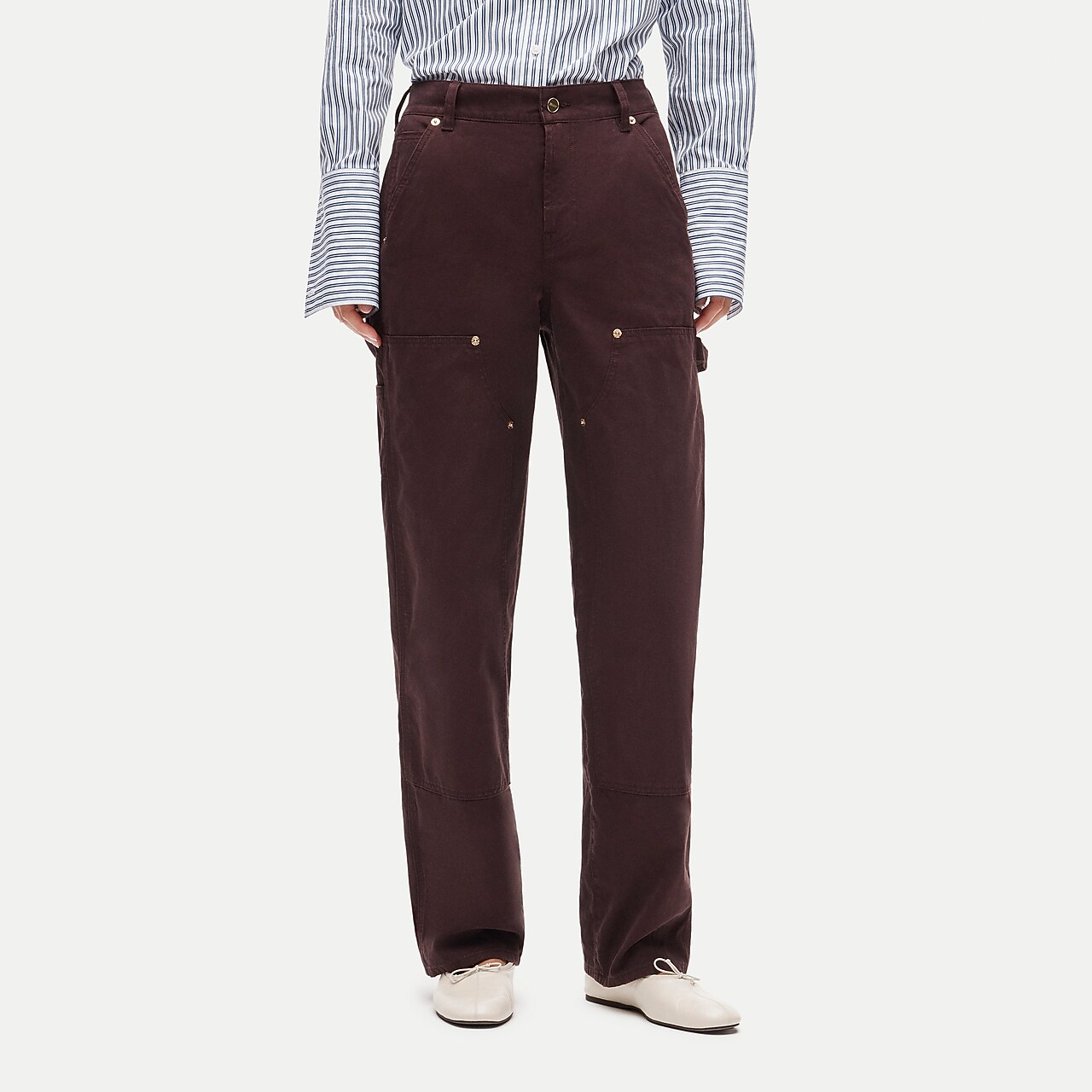 Zoe Barrel Pant With Utility Pockets For Women | J.Crew