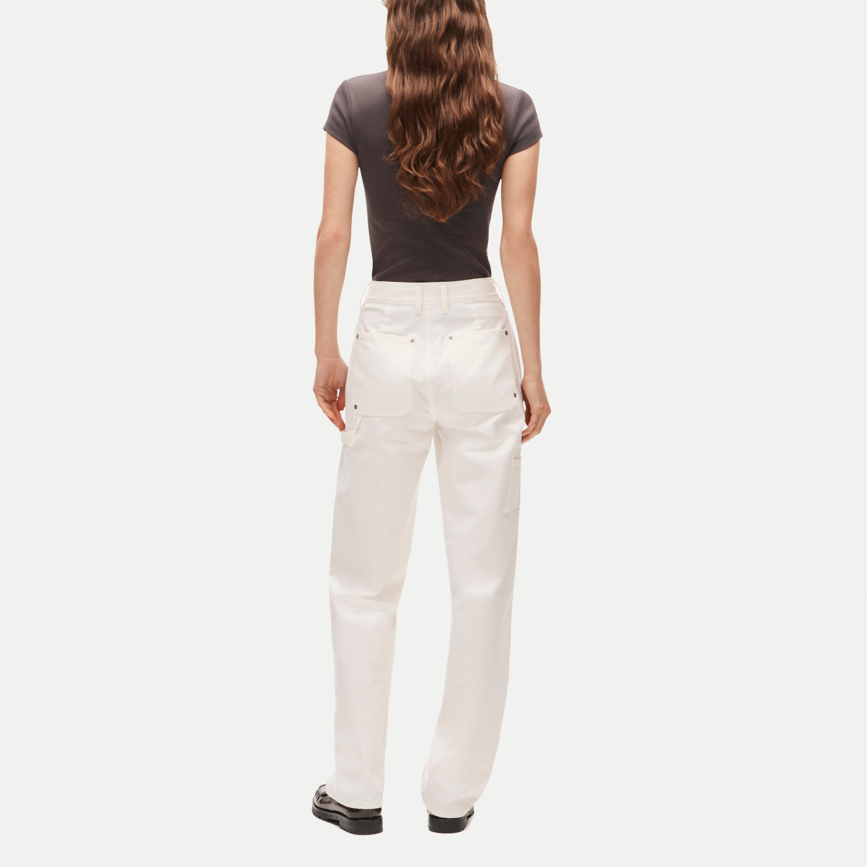Painter pant in cotton canvas