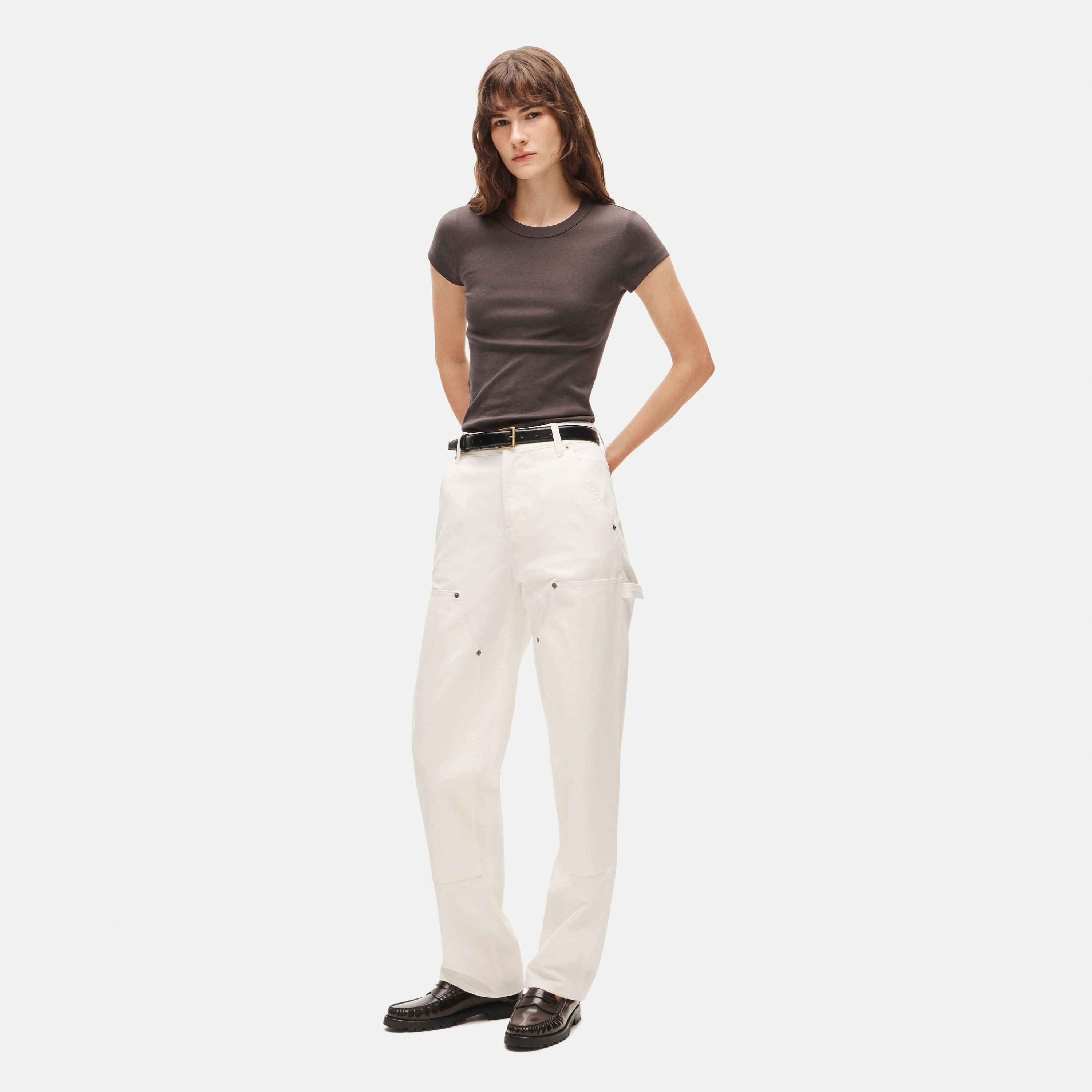 Painter pant in cotton canvas