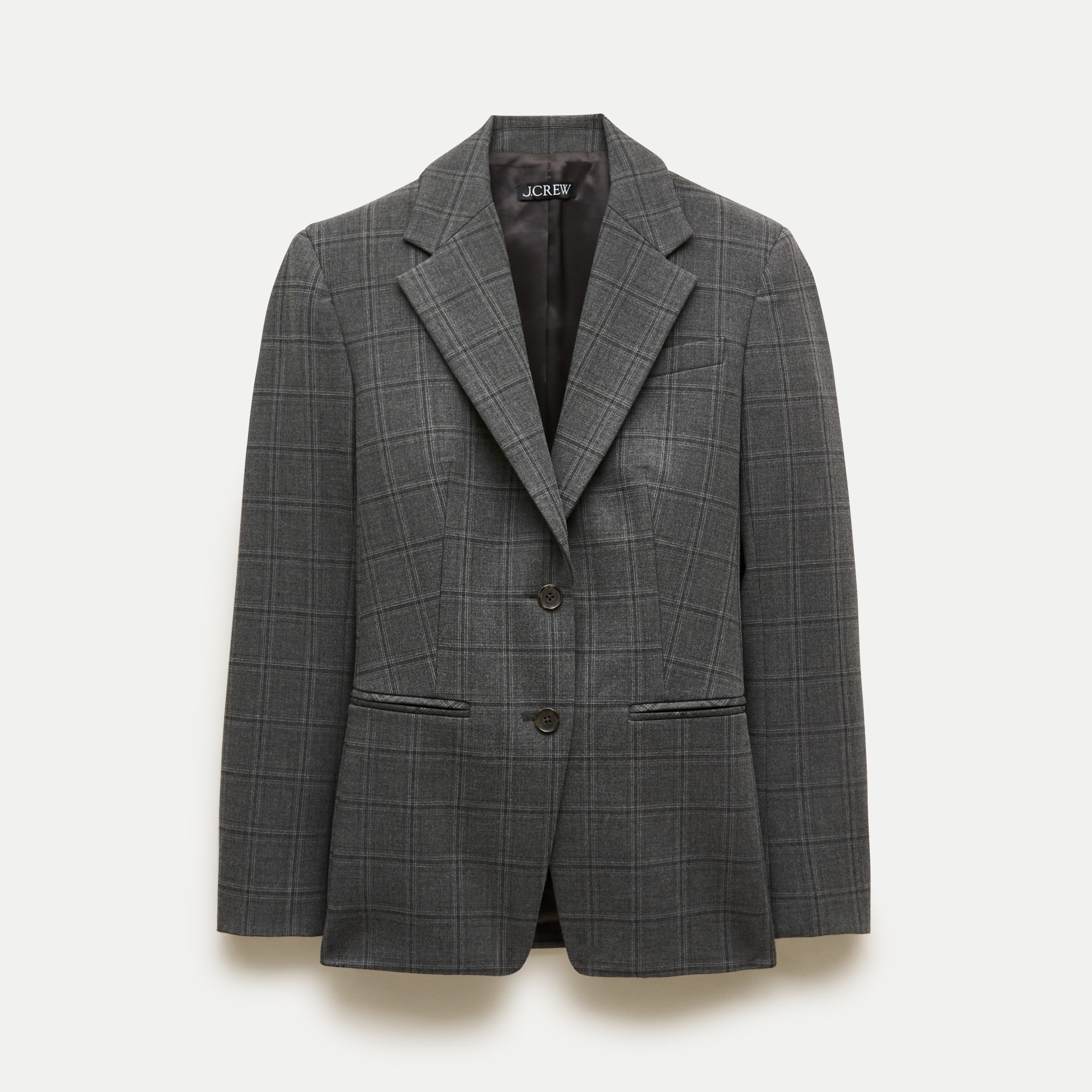 Margeaux blazer in plaid four-season stretch