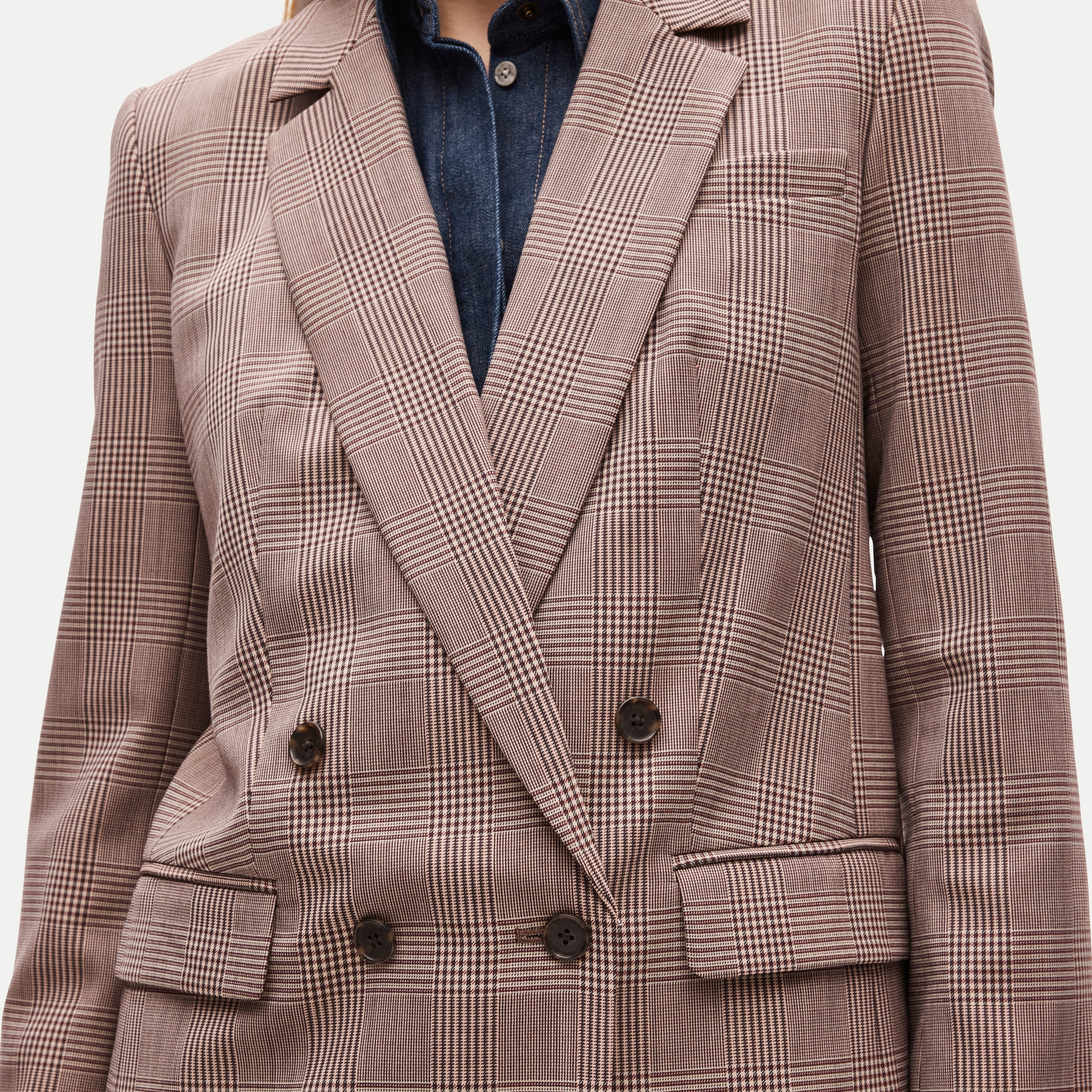 Agnes blazer in lightspun wool blend