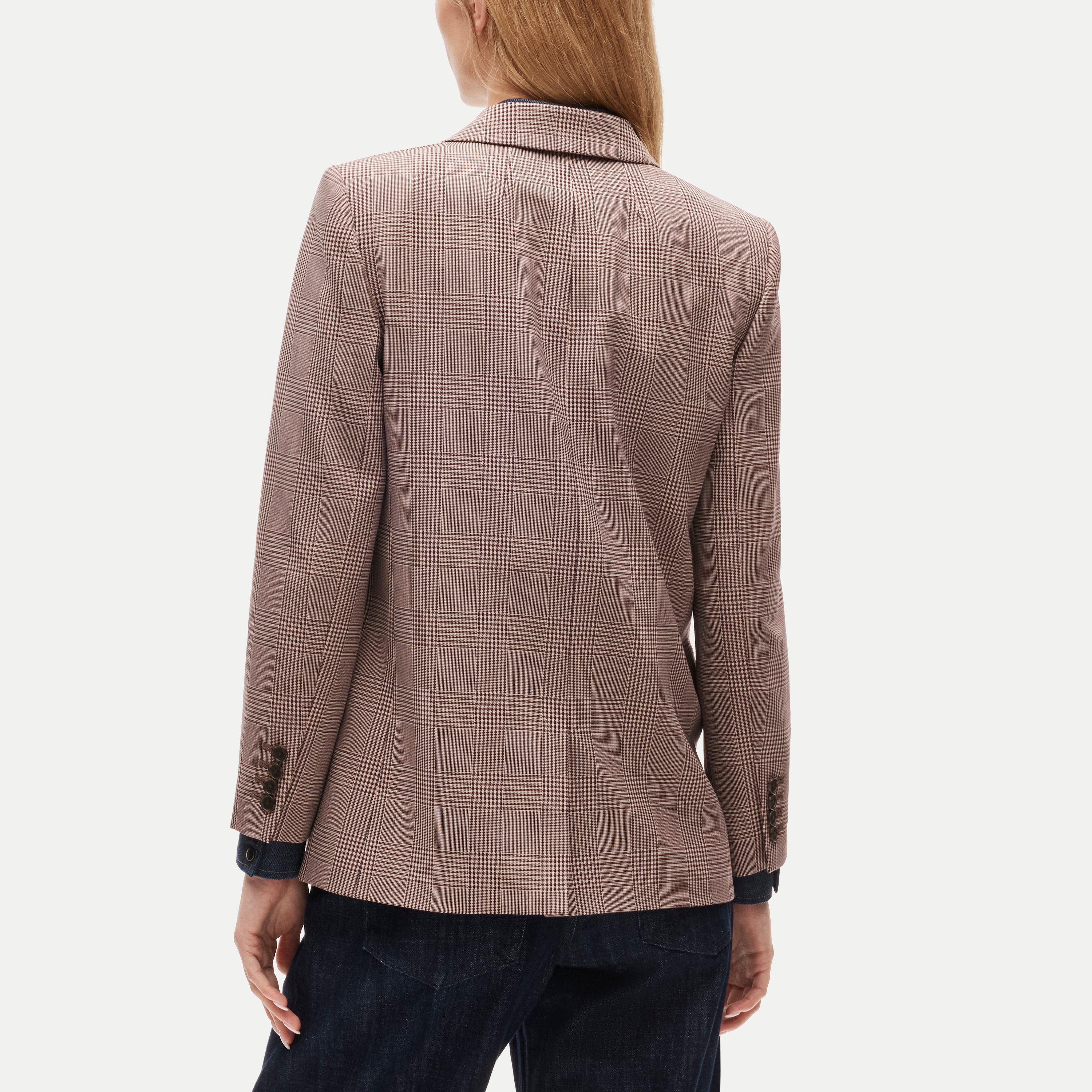 Agnes blazer in lightspun wool blend