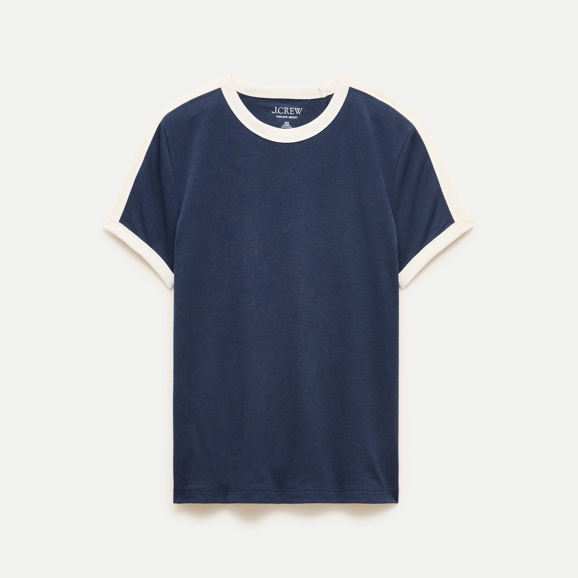 Vintage jersey relaxed contrast T-shirt