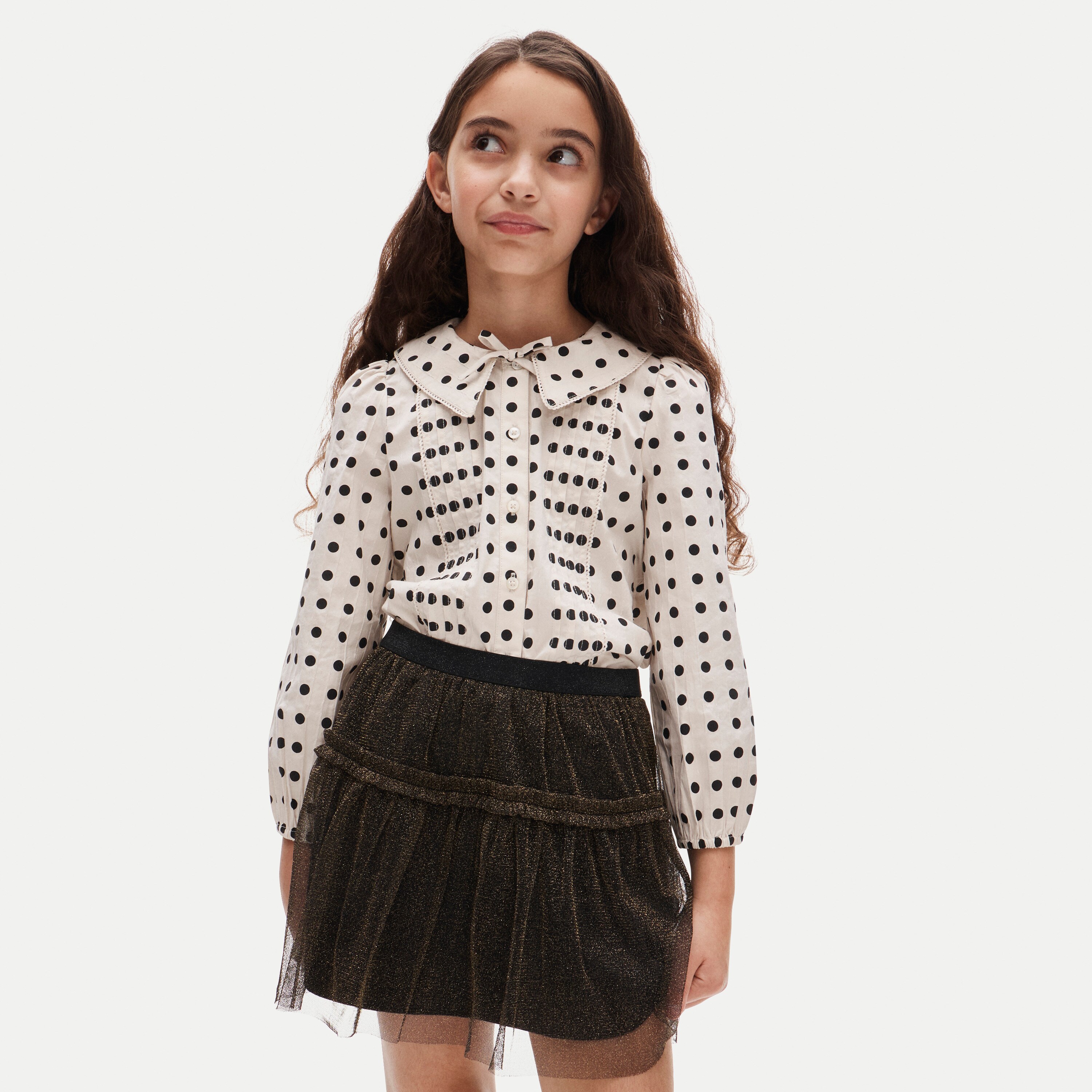American Girl® x J.Crew black tulle skirt for girls