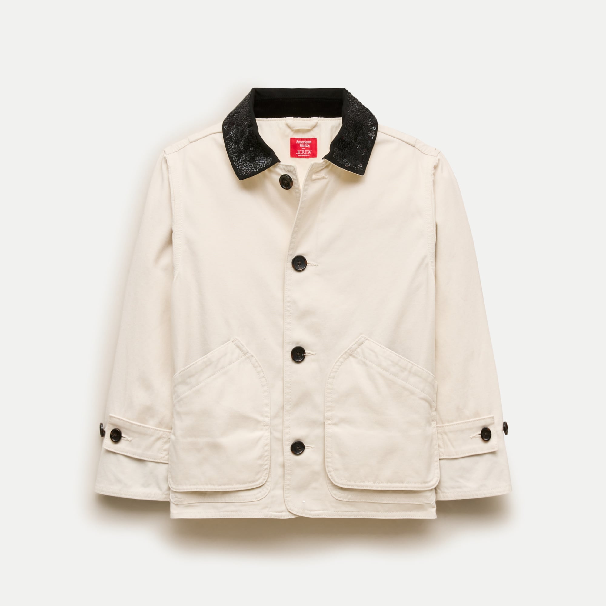 American Girl® x J.Crew embellished Barn Jacket™ for girls
