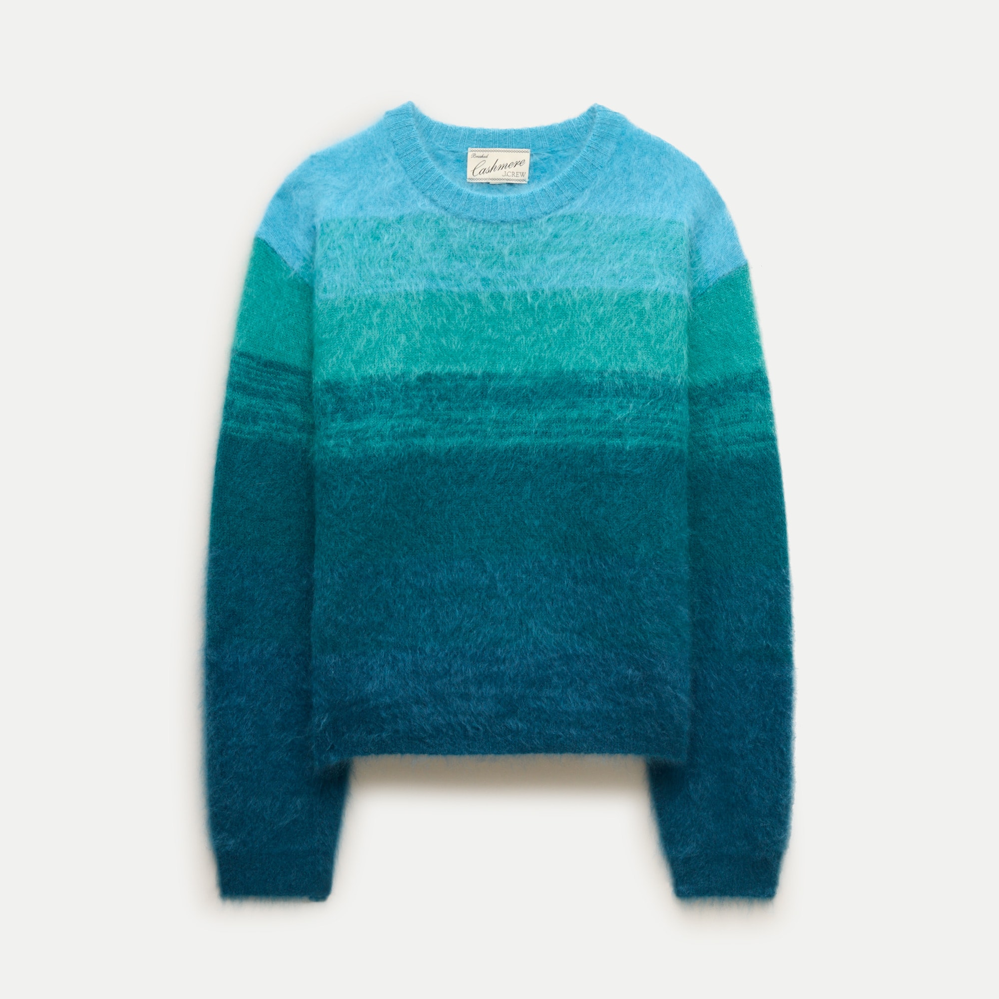 Perfect cashmere crewneck in ombré