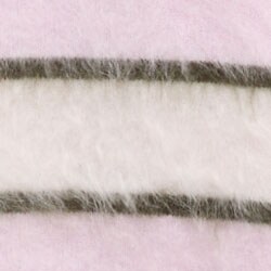 Perfect cashmere crewneck in ombr&eacute; FADED LILAC STRIPE