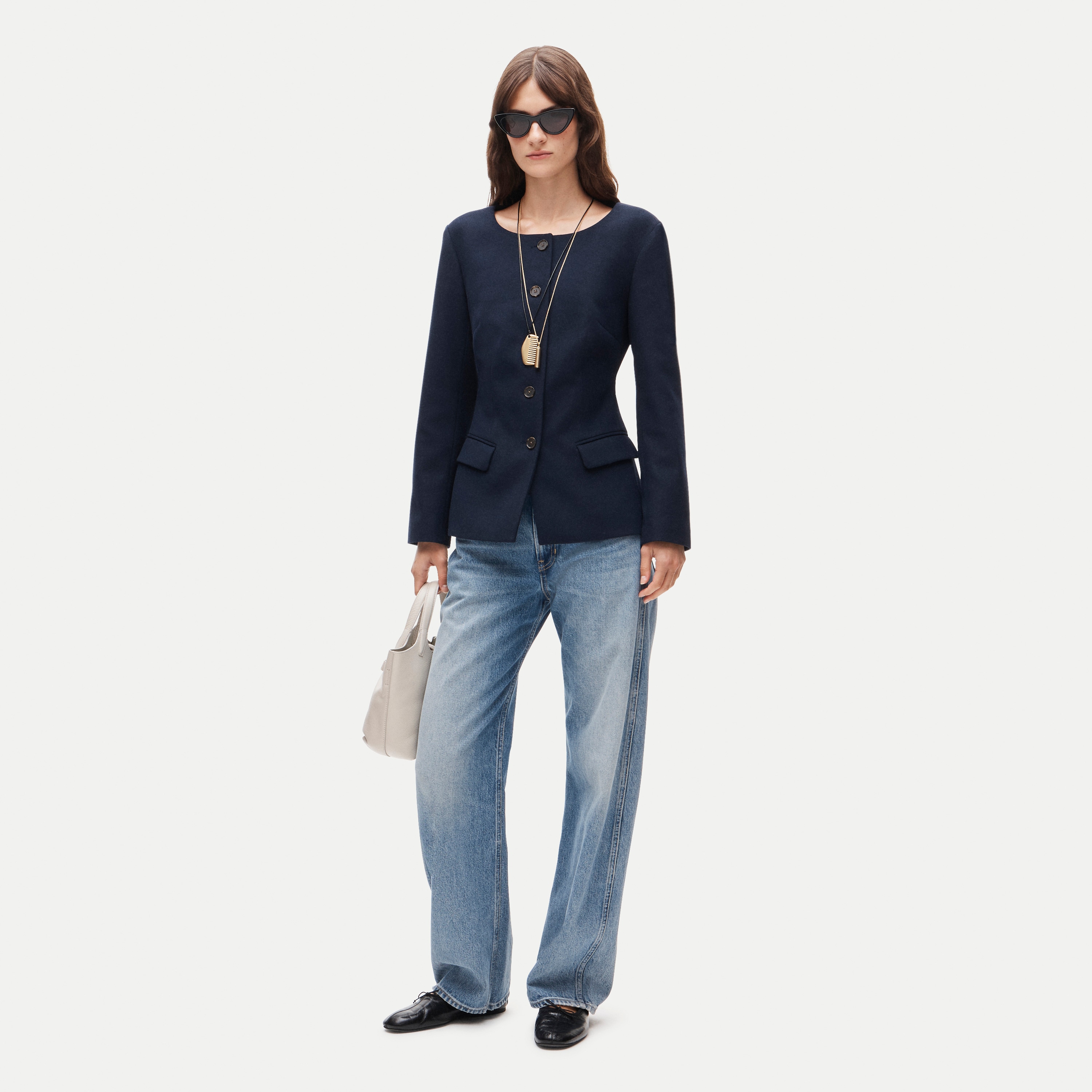 Lady jacket in wool blend