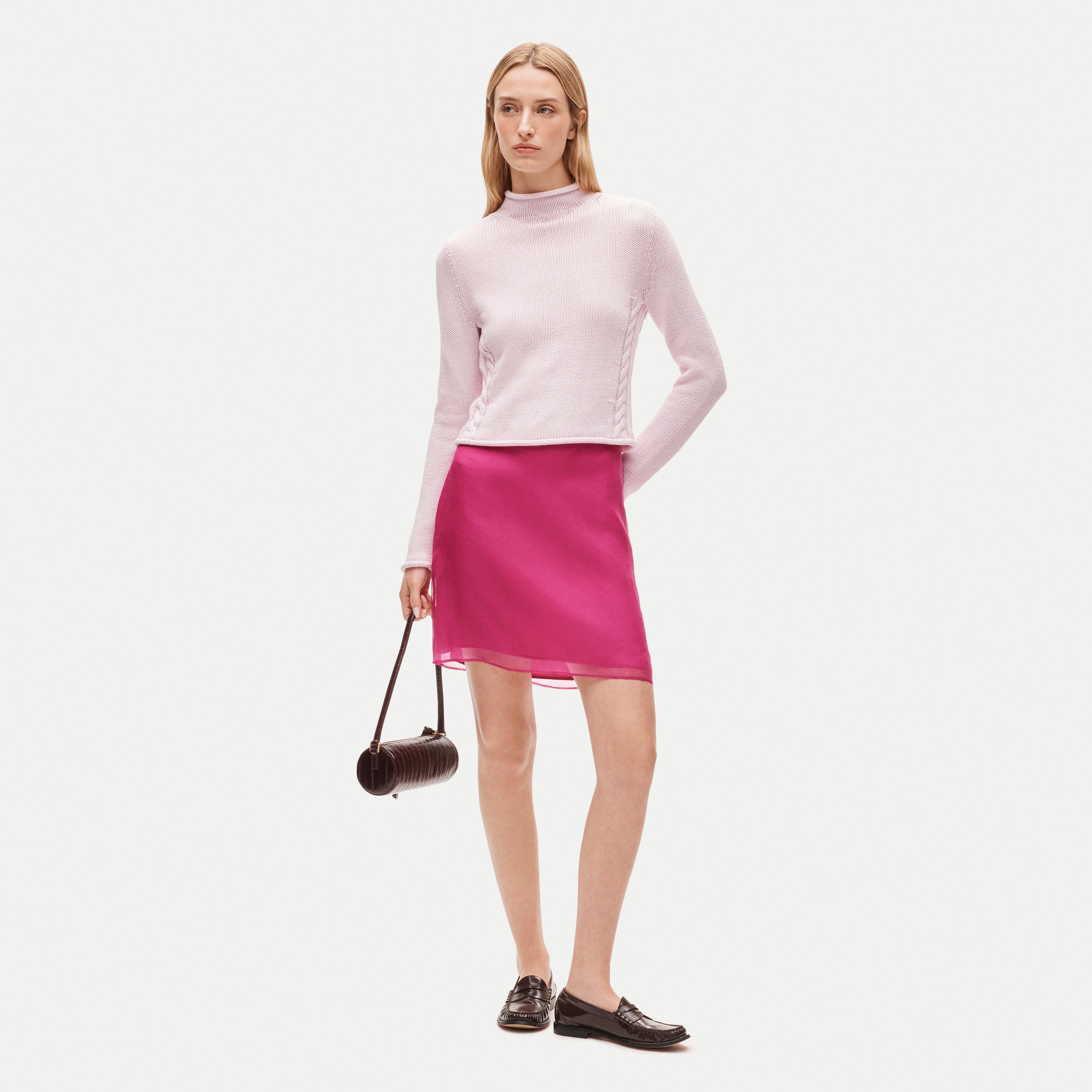 Fairfax skirt in silk organza