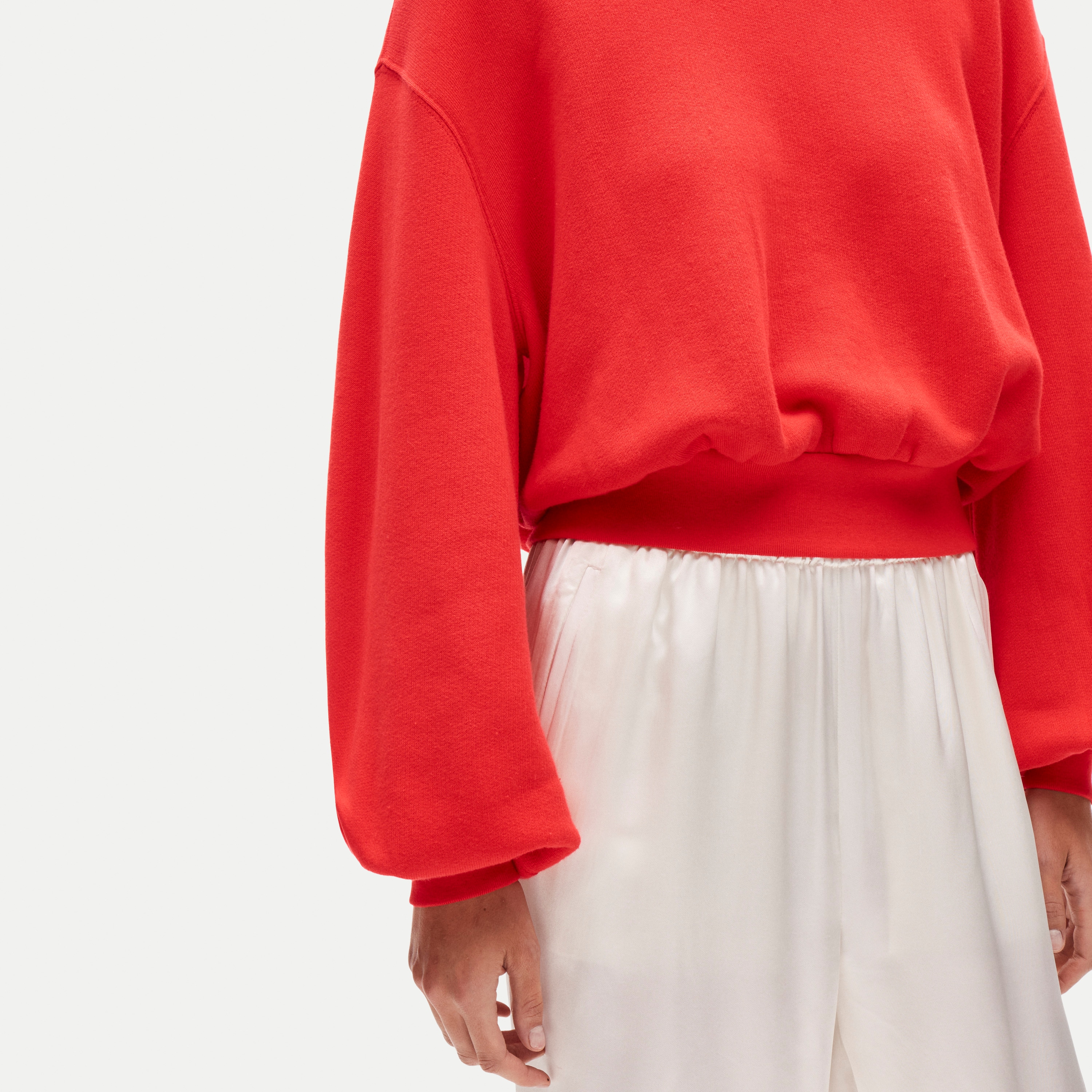 Heritage terry blouson-sleeve sweatshirt - thumbnail 2
