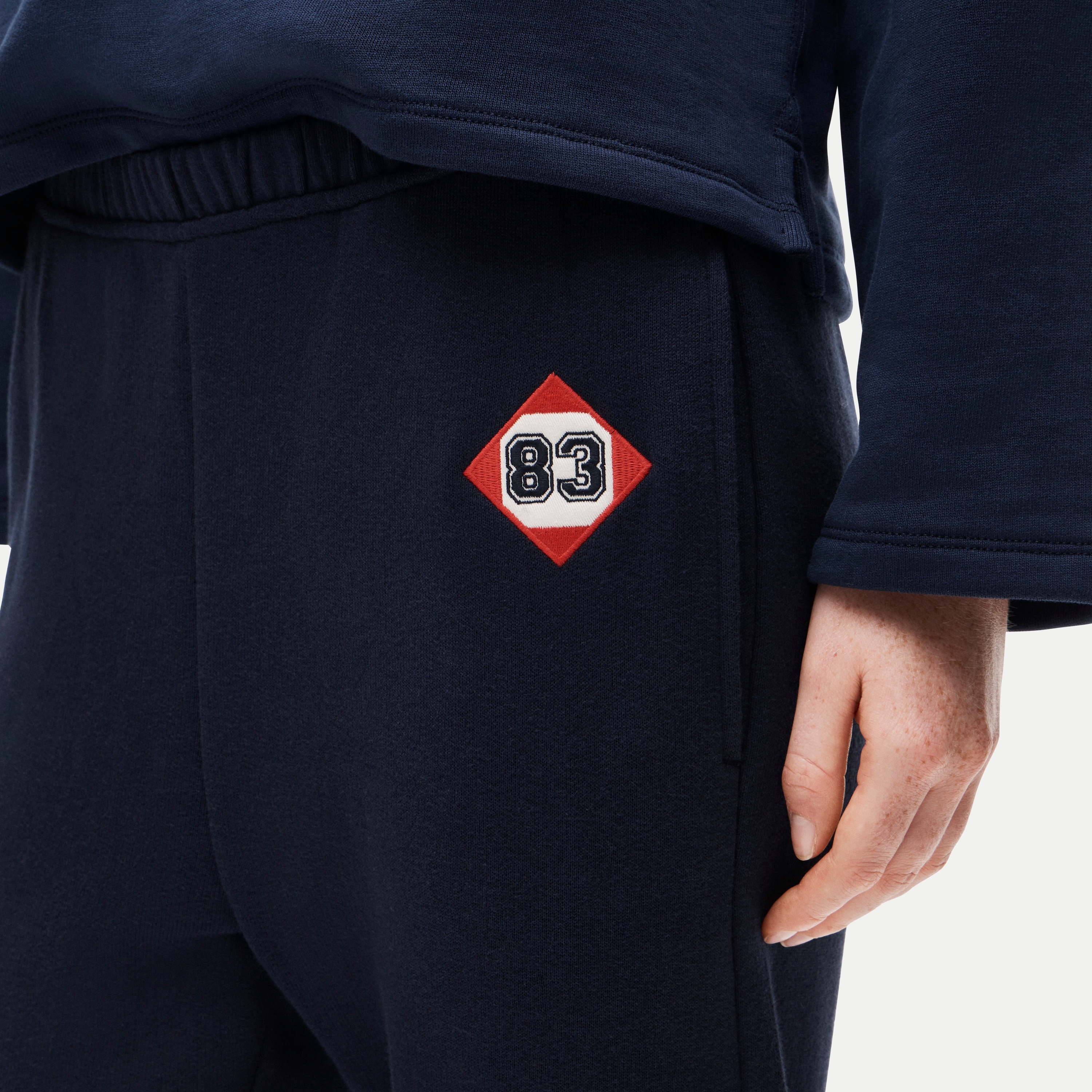 Heritage terry slim jogger pant with '83 patch