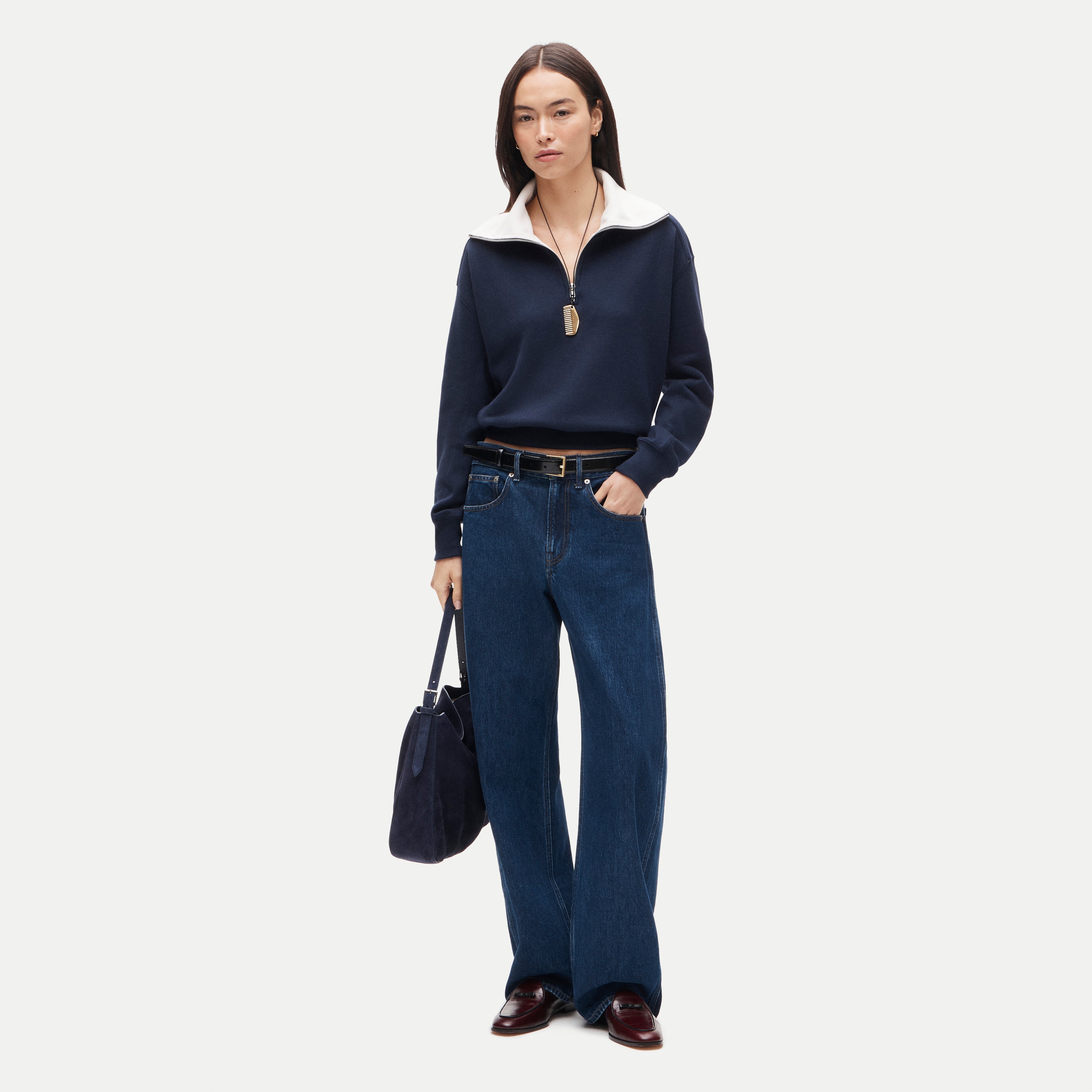 Heritage terry quarter-zip