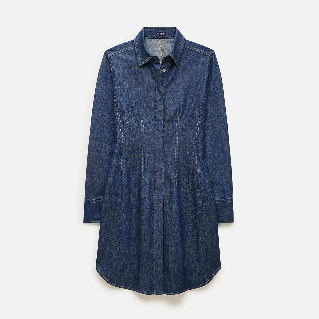 Cinched-waist Shirt-dress For Women