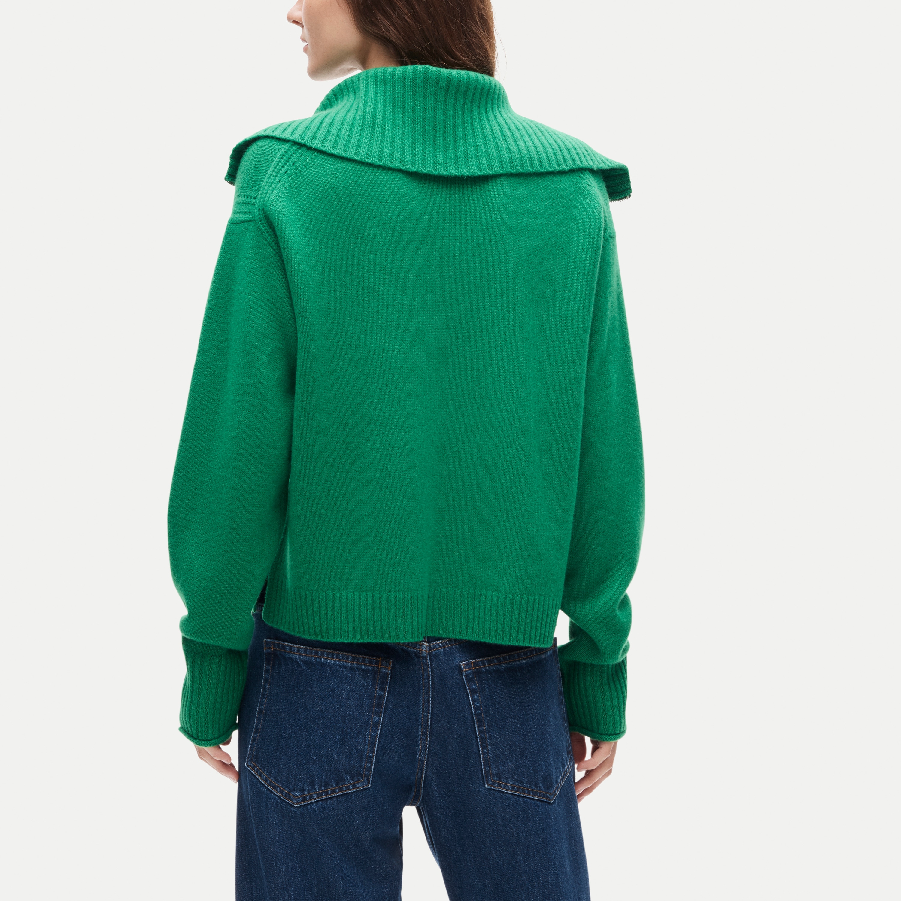 Cashmere quarter-zip sweater