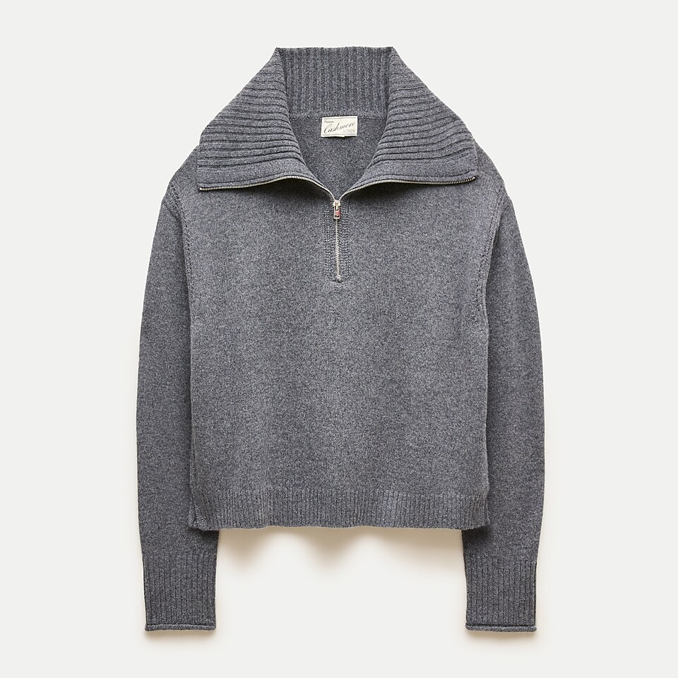 J.Crew タートルネックニット ラグランスリーブ '90 グレー/IZ40 Relaxed Rollneck™ Sweater For Women | J.Crew
