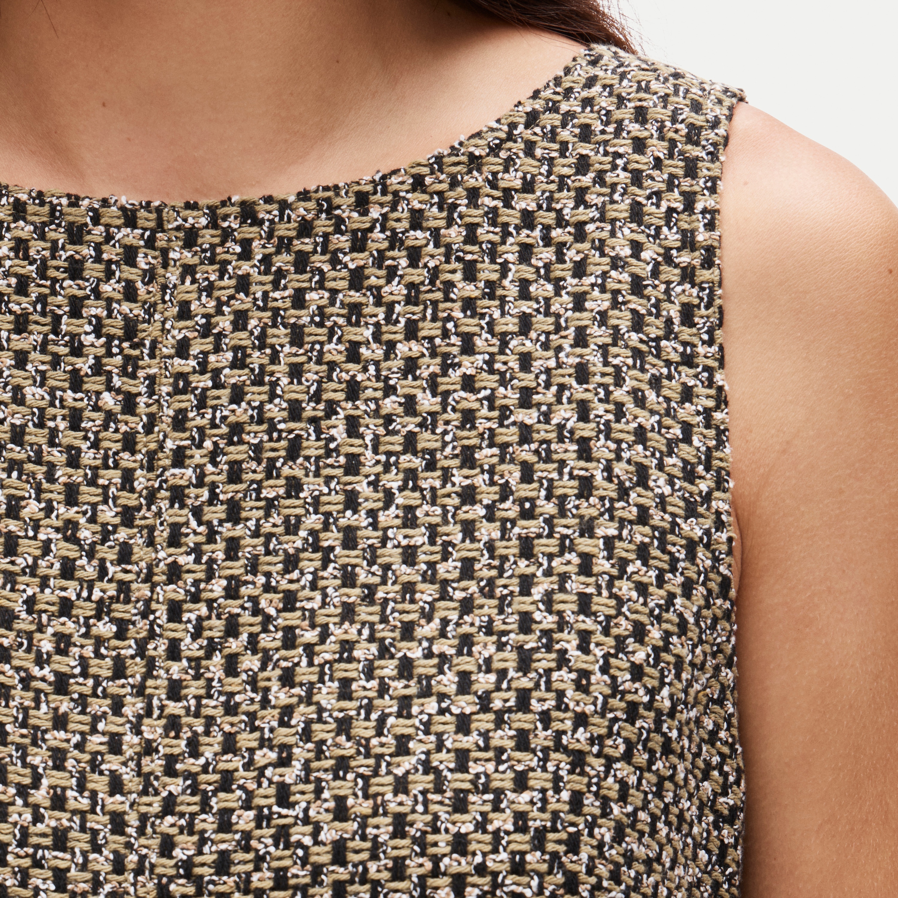 Billie dress in tweed