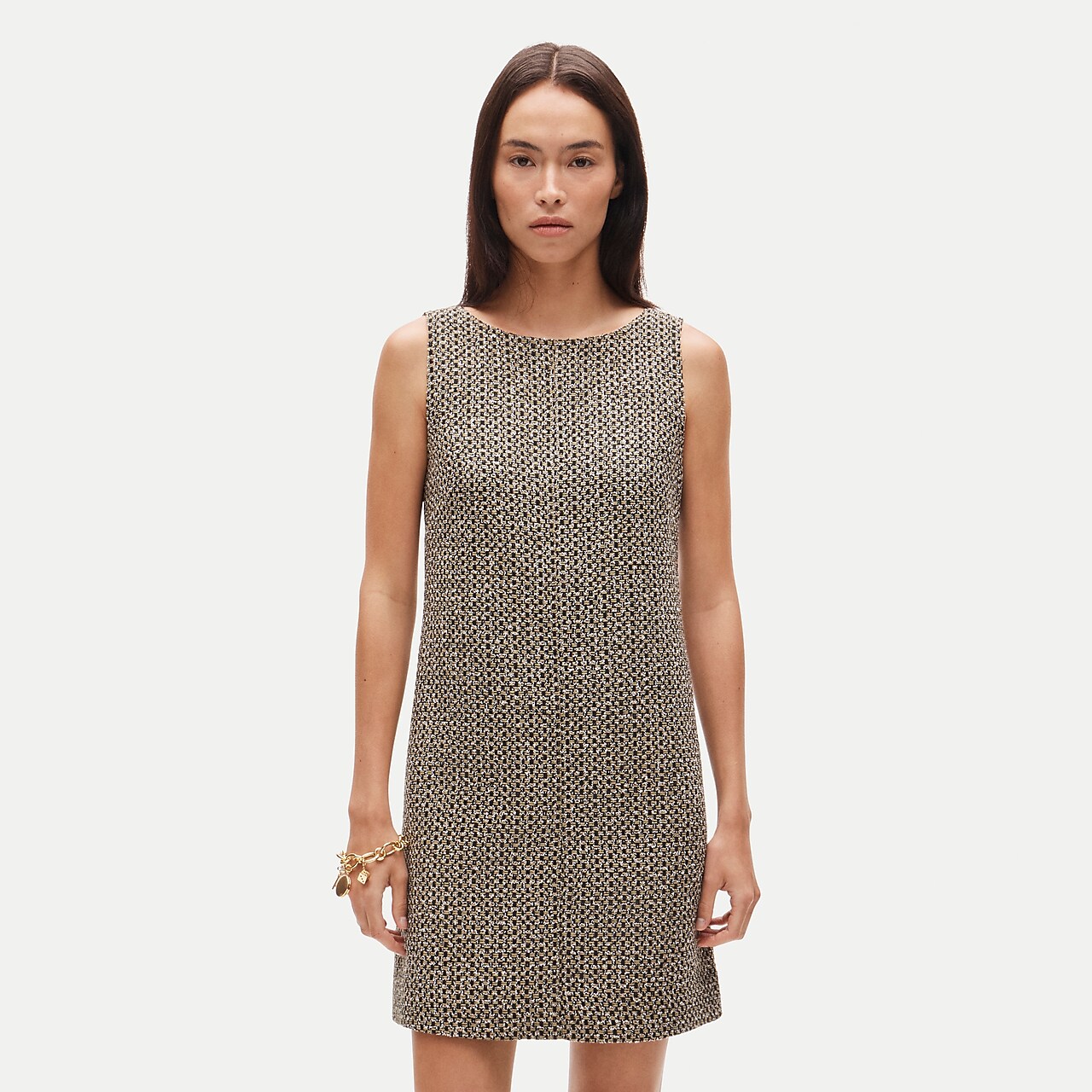 Billie dress in tweed by J.Crew