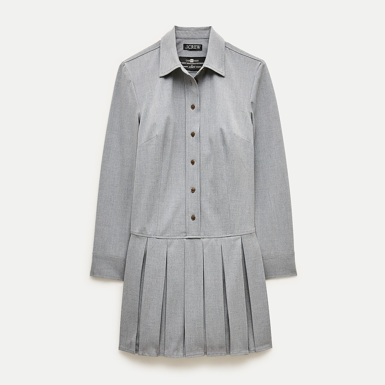 grey button down dress Women's Dresses & Jumpsuits Print:Gingham