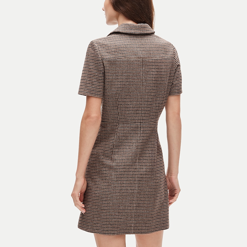 ぽ*様 新品未使用　FORHER French Chic Gingham Dre Button-up Ruffle Dress In Gingham For Women | J.Crew