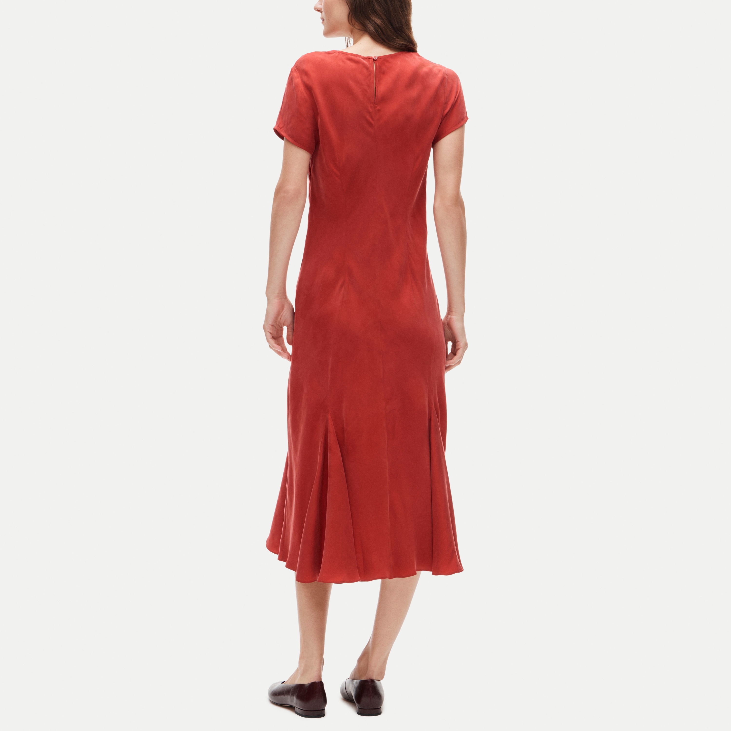 Natasha slip dress in cupro blend