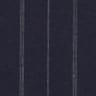 Tuxedo-bib tunic dress in pinstriped Gramercy suiting NAVY PINSTRIPE