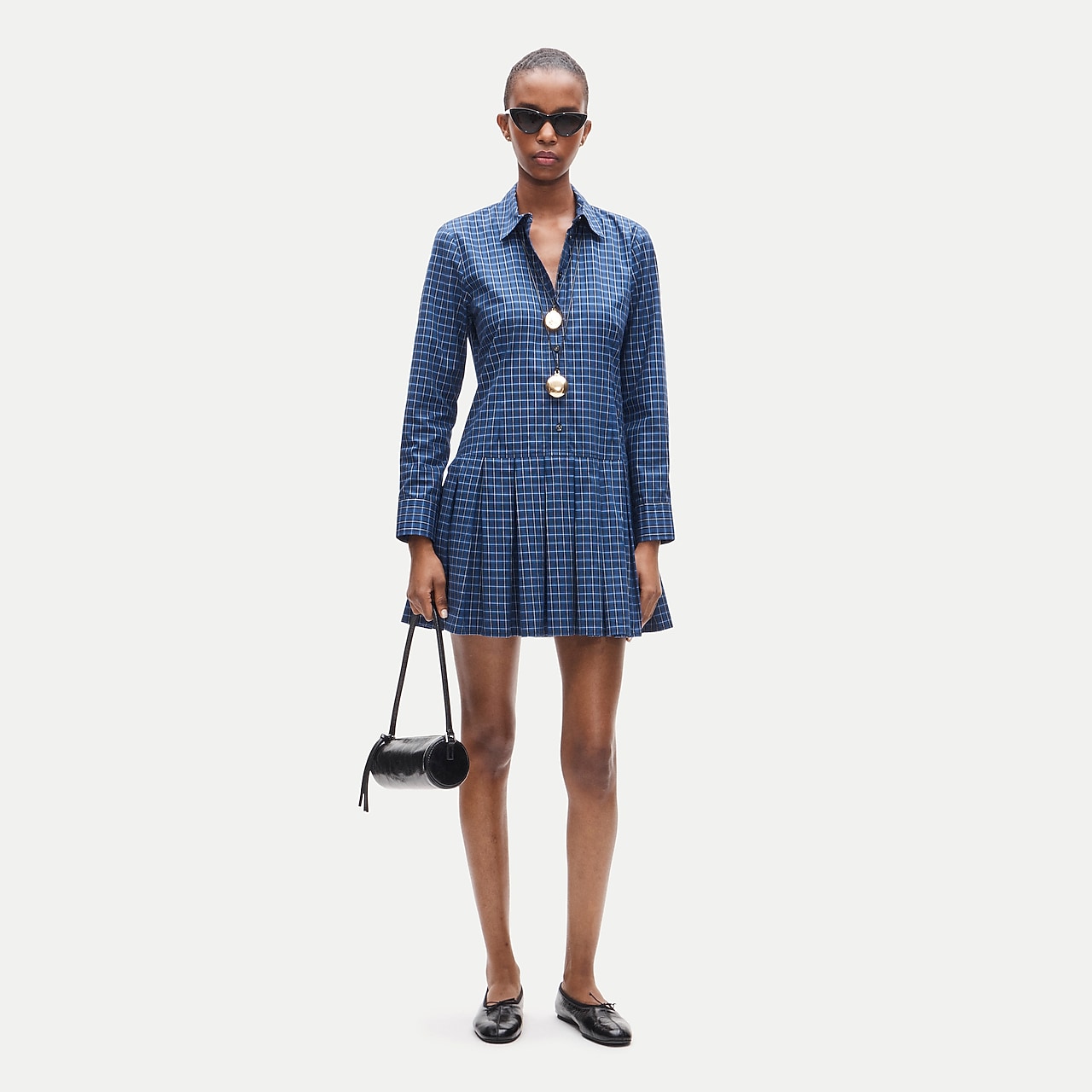 Mini Cerise Shirt-dress In Eyelet Cotton Poplin For Women | J.Crew