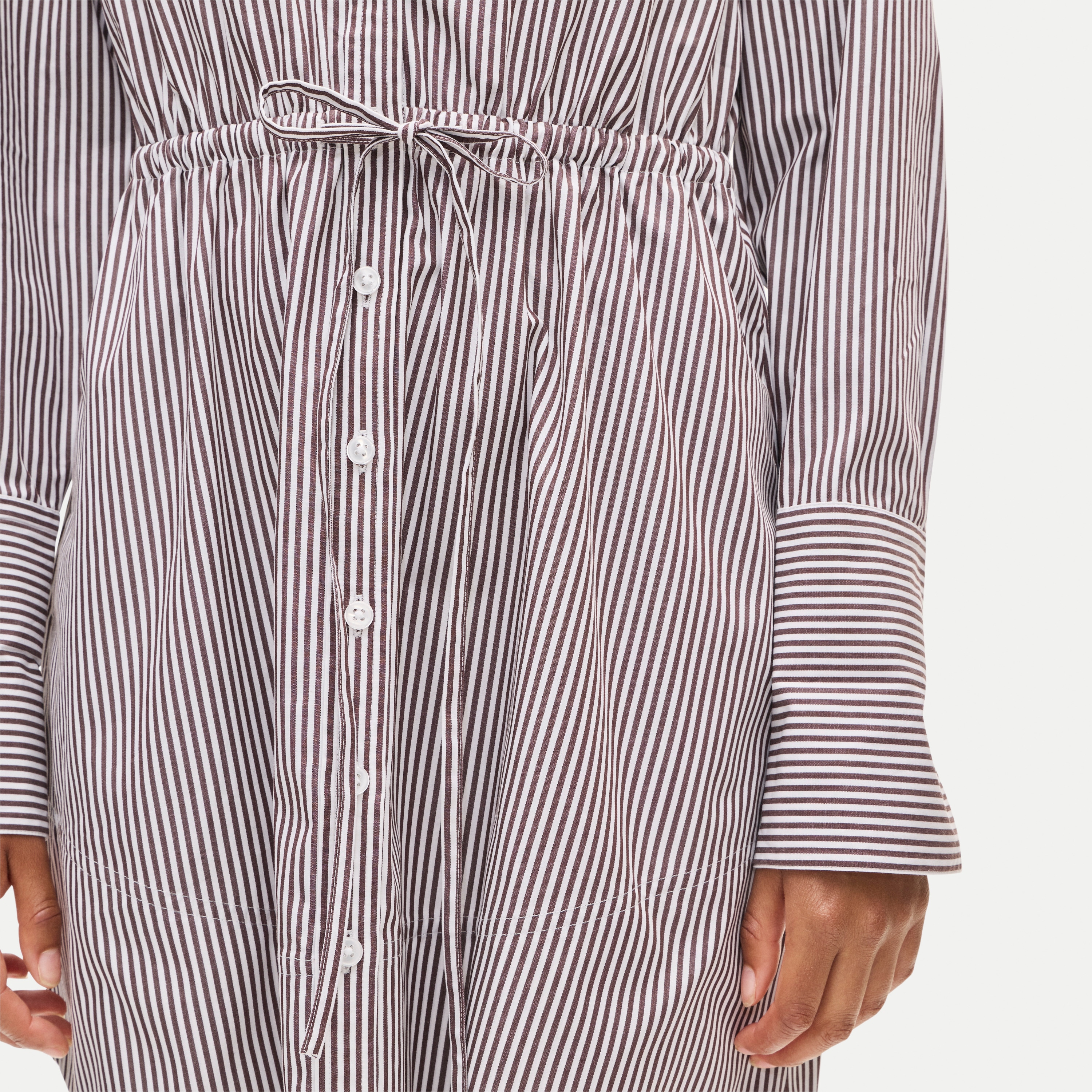 cinch wasit long sleeve midi dress Sail to Sable STS x CK Bradley Cinched Waist Flutter BIRDS OF PARADISE PRINT / XL / F2520 this dress flows beautifully with every movement Cinched Waist Long Sleeve Dresses