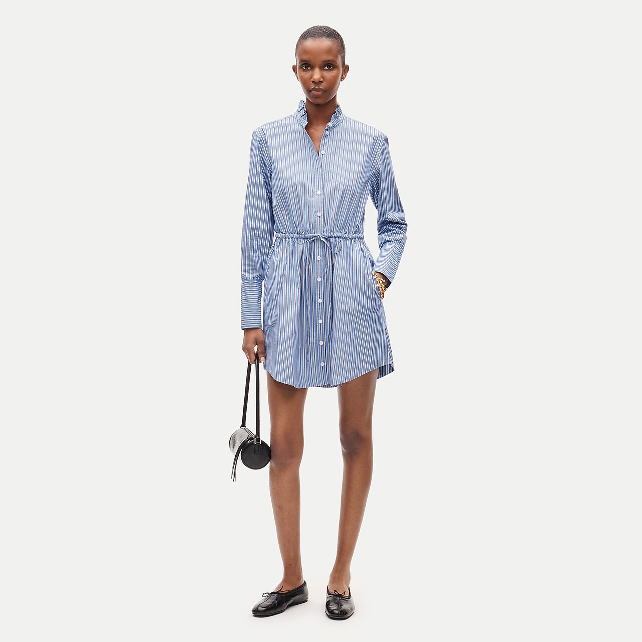 blue striped jersey dress Stripe Dresses & Jumpsuits For Women soft satin