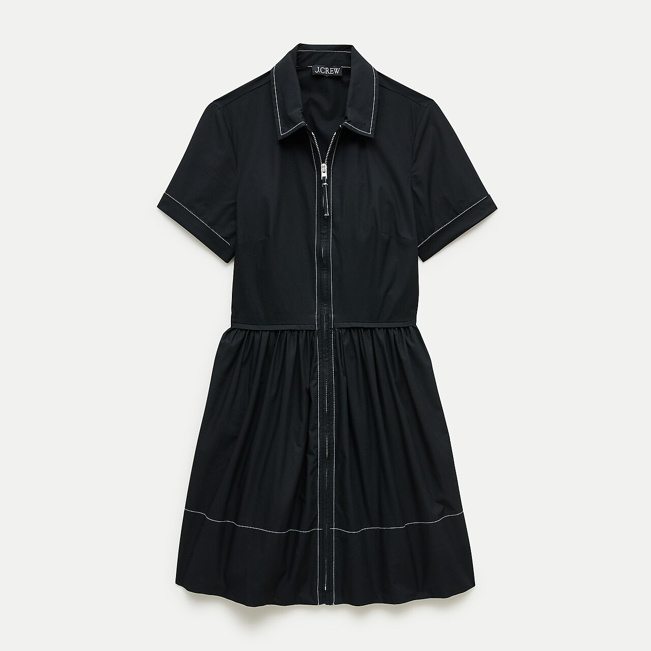 Pintuck Midi Dress In Velvet Dot For Women | J.Crew