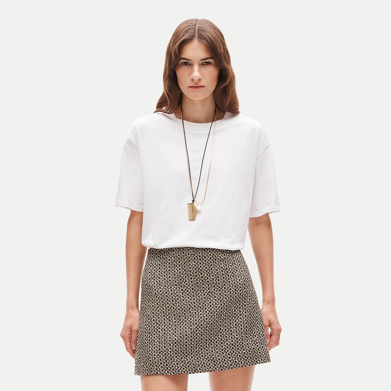 Fairfax mini skirt in tweed by J.Crew