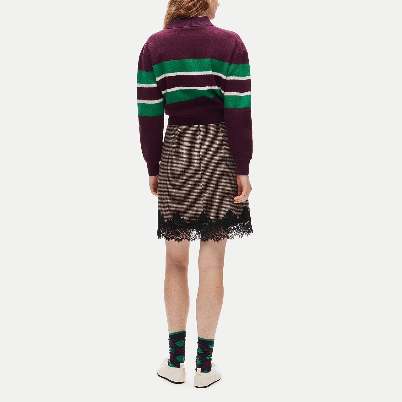 Paracord Pleated Mini Skirt For Women | J.Crew