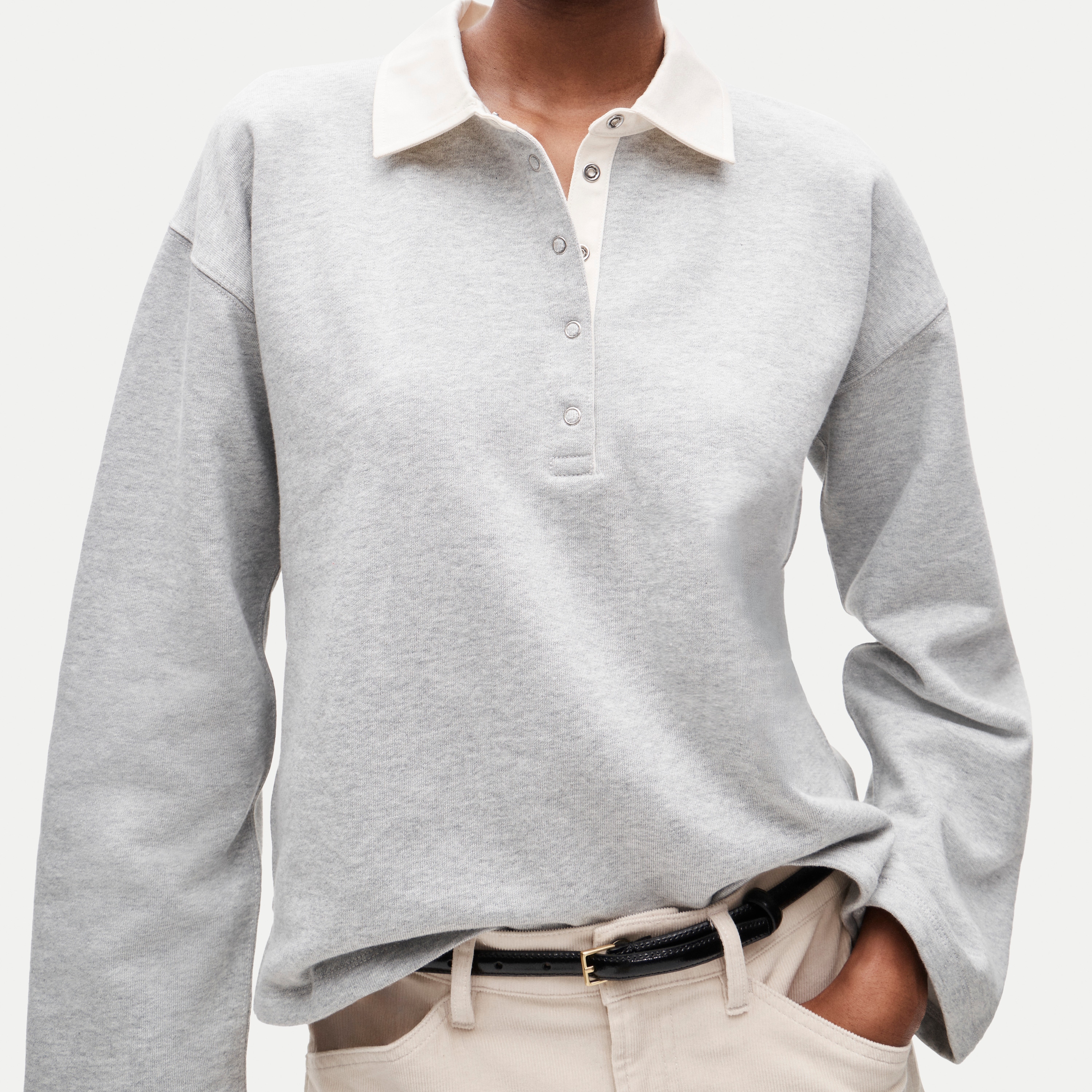 Vintage fleece rugby sweatshirt