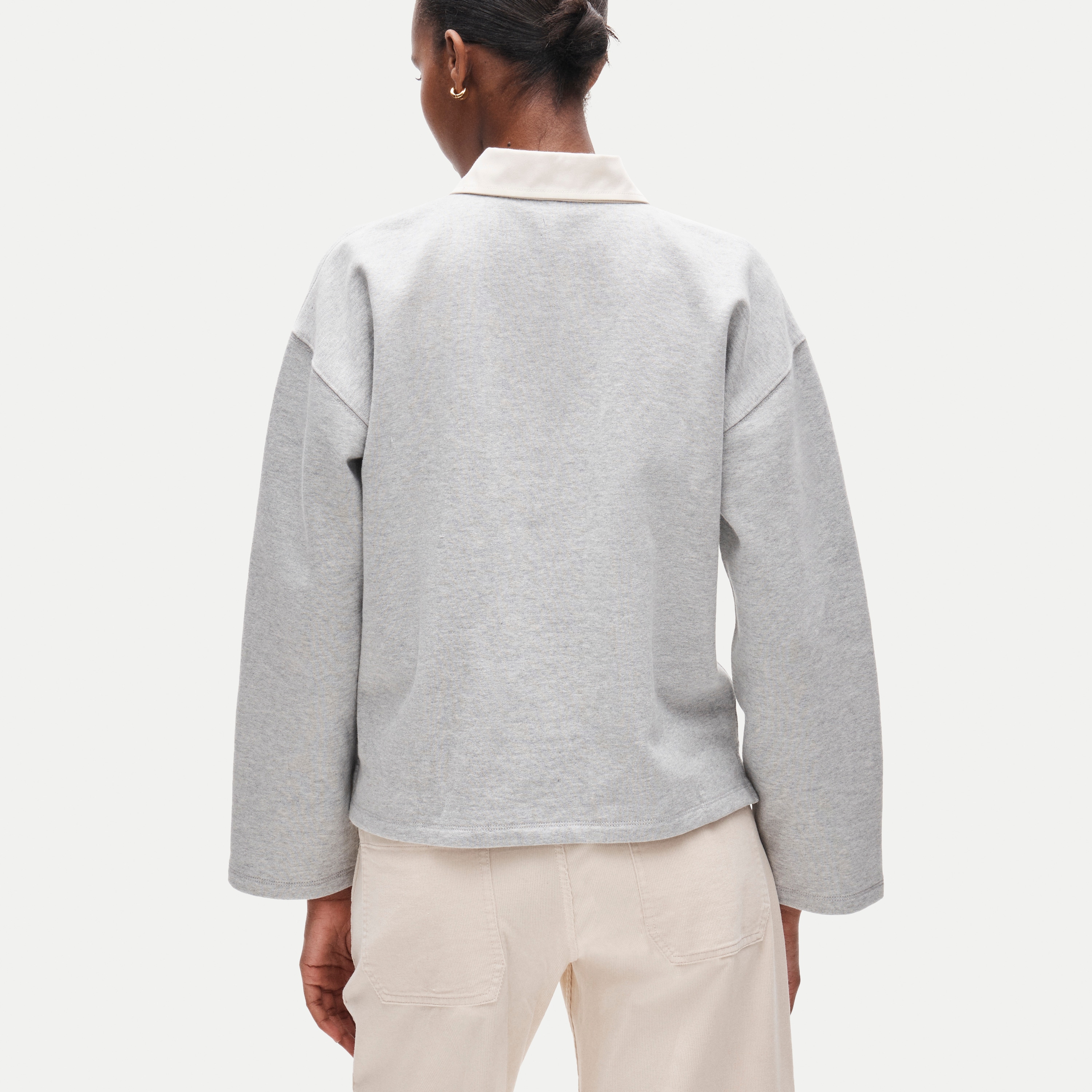 Vintage fleece rugby sweatshirt