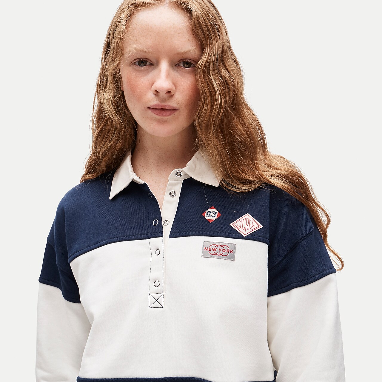 Heritage Terry Short-sleeve Sweatshirt For Women | J.Crew
