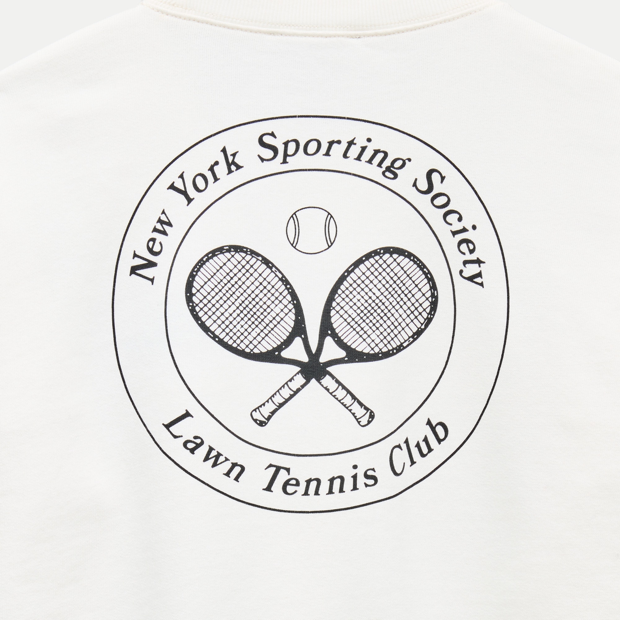 Vintage fleece "Tennis Club" graphic sweatshirt